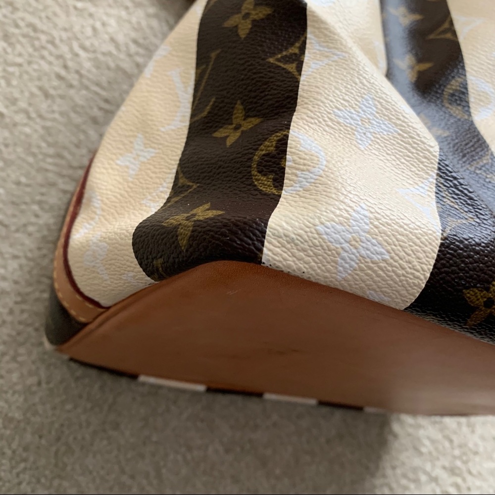 Louis Vuitton monogram rayures petit noe handbag - Picture 9 of 11
